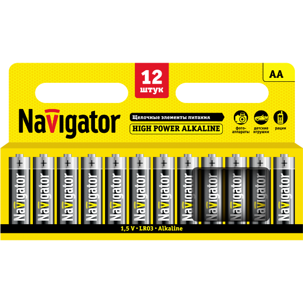 Батарейка Navigator NBT-NE LR6 BP12