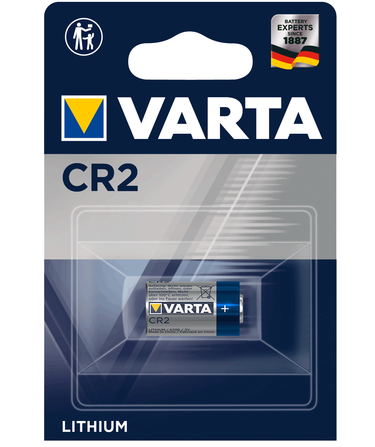 Батарейка VARTA Professional Lithium CR2 BP1 3В (CR15H270) (537365)