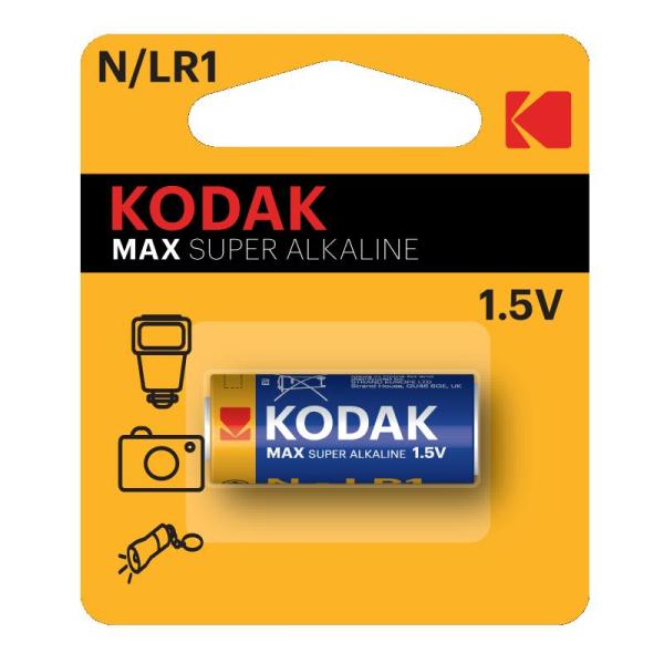 Батарейка KODAK MAX SUPER Alkaline LR1 BP1 (Б0012842) (1/12/72)