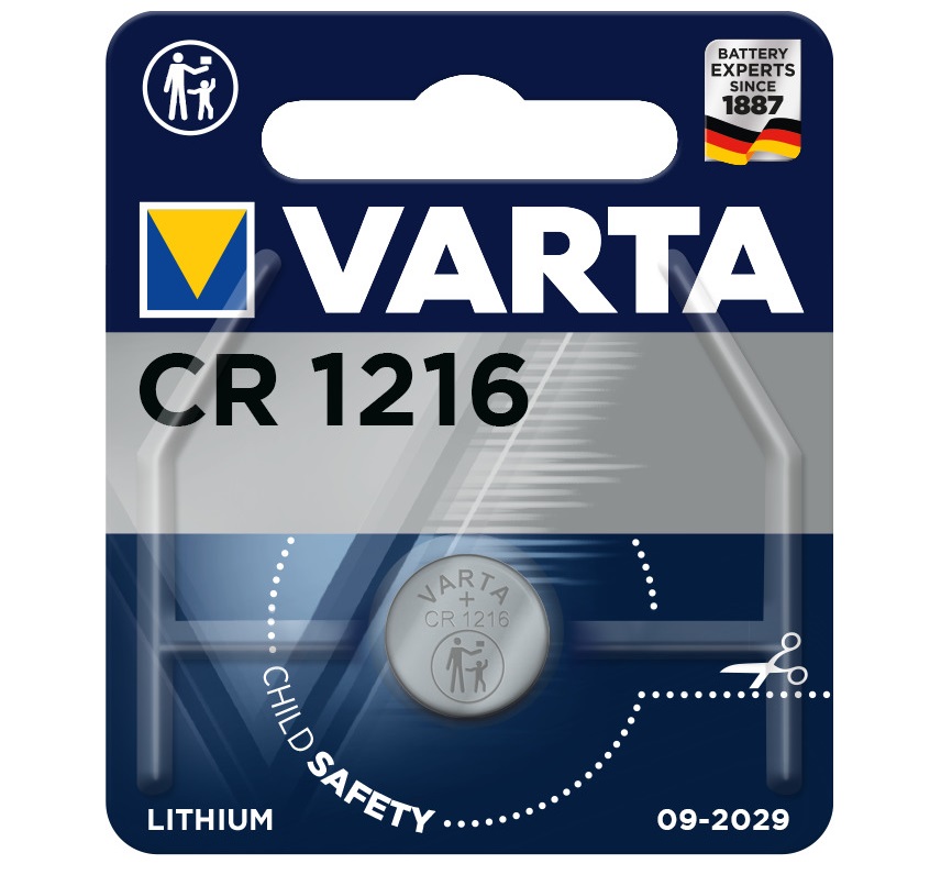 Батарейка VARTA Professional Electronics CR1216 BP1 3В (270705) (10/100)