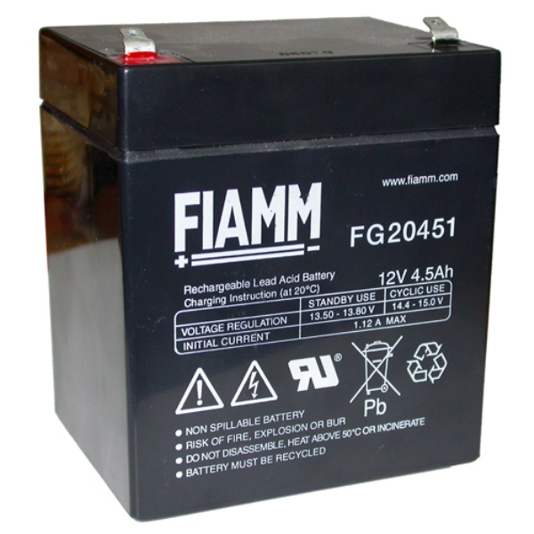 Аккумуляторная батарея FIAMM  FG 20451 12В 4,5Ач