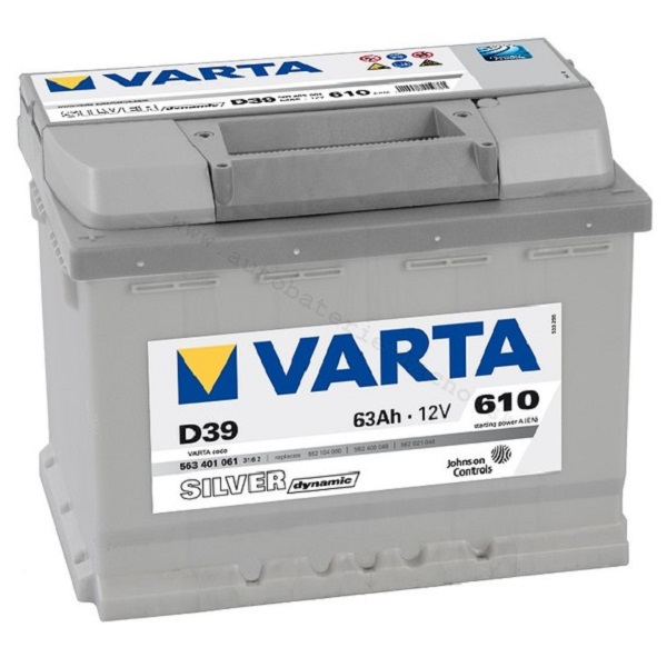 Авто аккумулятор VARTA Silver Dynamic D39 63Ач (119761)