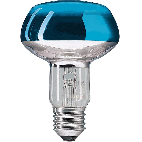 Лампа PHILIPS Reflector Colors NR80 60Вт Е27 230В CL-BL