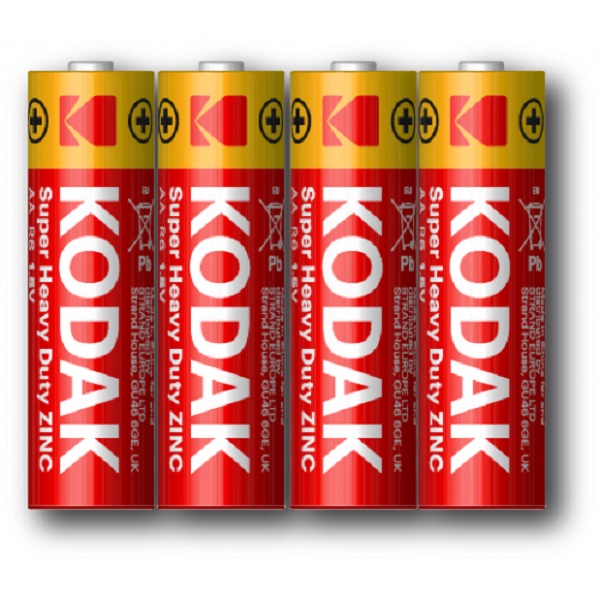 Батарейка KODAK SUPER HEAVY DUTY Zinc R6 SH4 (Б0005141) (4/24/576)