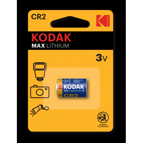 Батарейка KODAK MAX Lithium CR2 3В BP1 (Б0014848) (1/12/72)