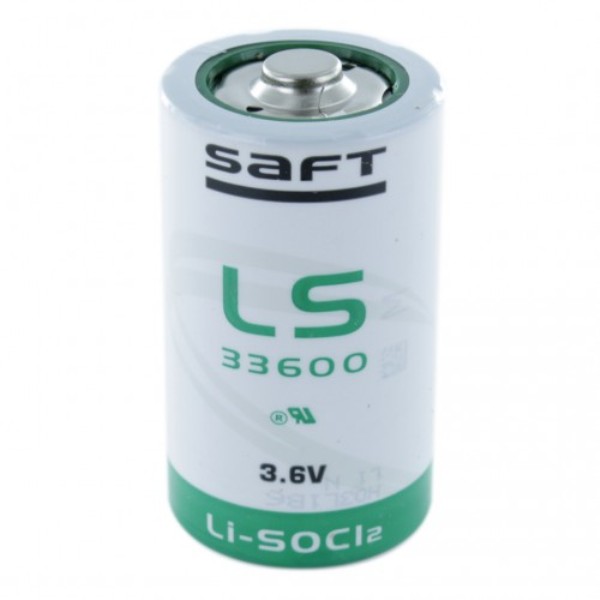 Элемент питания SAFT LS33600 литиевый 3,6В  (типоразмер D)