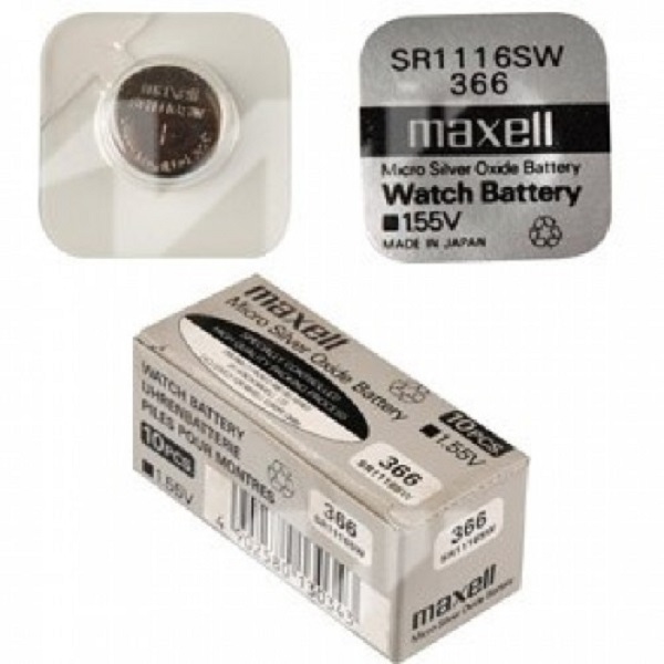 Батарейка MAXELL 366 SR1116SW часовая