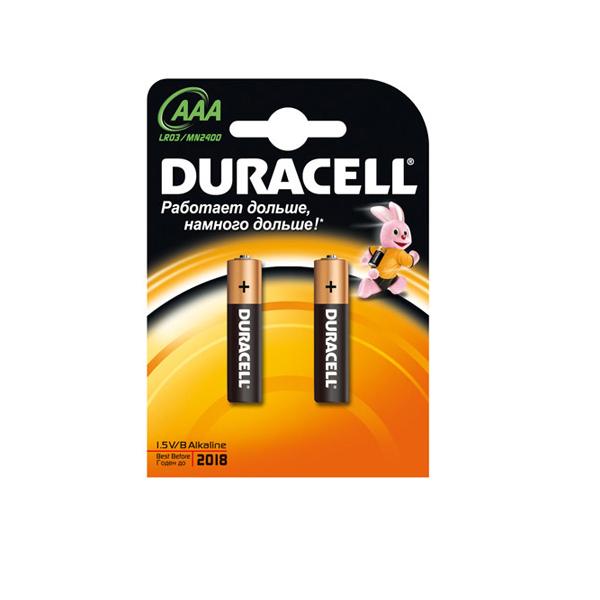 Батарейка DURACELL LR03 BL2 BASIC CN (Б26812) (2/24/96)