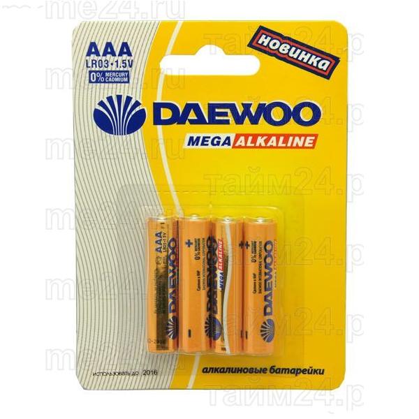Батарейка DAEWOO R03 BP4