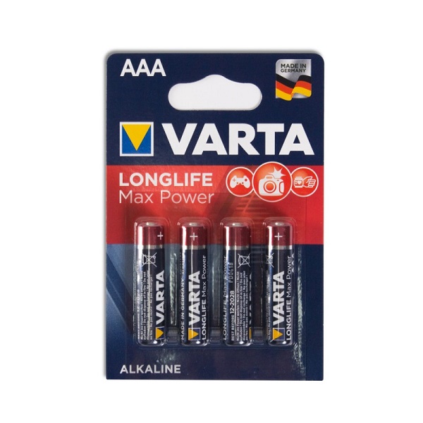 Батарейка VARTA MAX Power LR03 BP4 (104734)