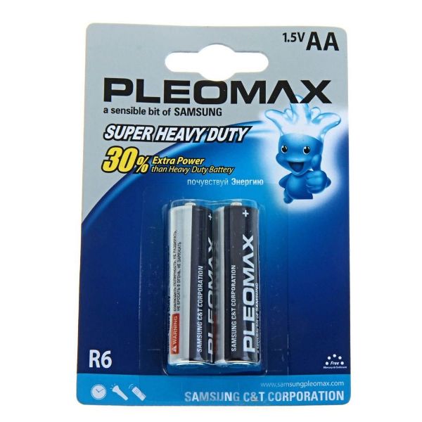 Батарейка Pleomax R6 BP2