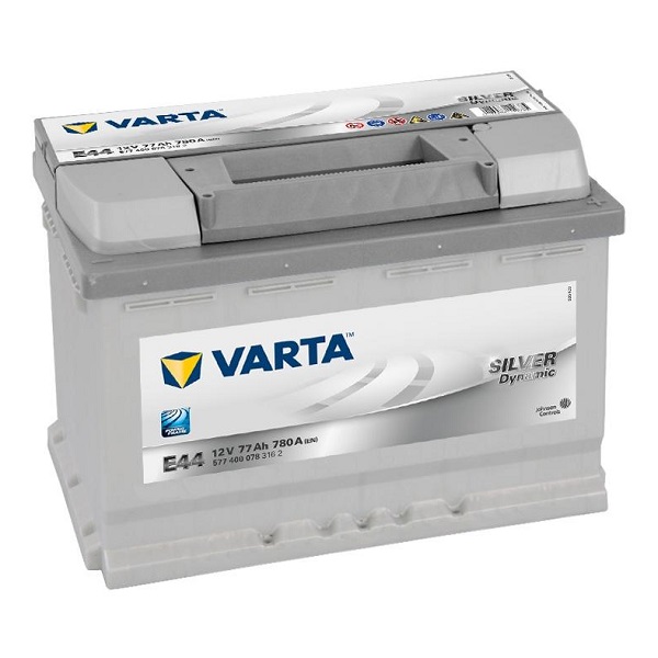Авто аккумулятор VARTA Silver Dynamic E44 77Ач пуск. ток 780А. (119785)