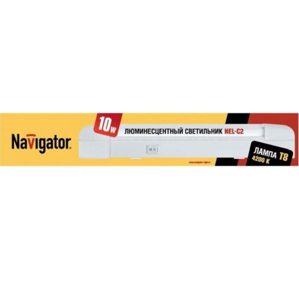Светильник Navigator NEL-C2-E110-T8-840 WH люм. закр. без шнура ** !
