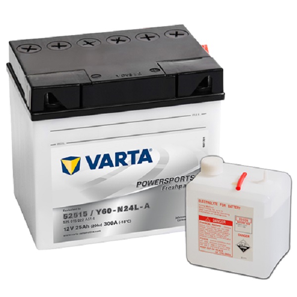 Мото аккумулятор VARTA POWERSPORTS Freshpack Specs 25Ач пуск.ток 300А о.п.
