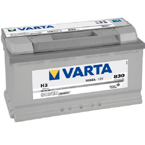 Авто аккумулятор VARTA Silver Dynamic H3 100Ач пуск.ток 830А тол.клеммы о.п. (119808)