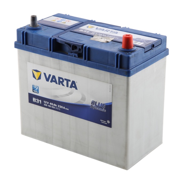 Авто аккумулятор VARTA Blue Dynamic B31 45Ач пуск.ток 330А тон.клеммы о.п. (119631)