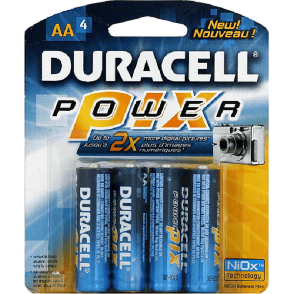 Батарейка DURACELL Power Pix LR6 BP4