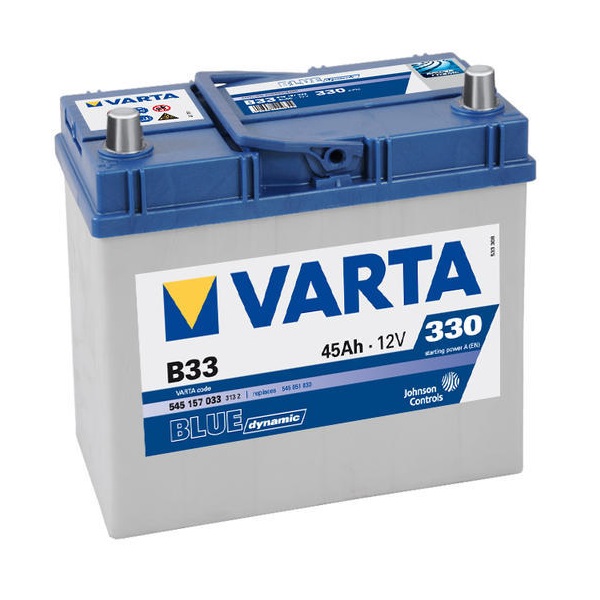 Авто аккумулятор VARTA Blue Dynamic B33 45Ач пуск.ток 330А тонк.клеммы, рос.