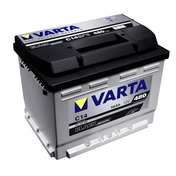 Авто аккумулятор VARTA Black Dynamic C14 56Ач пуск.ток 480A