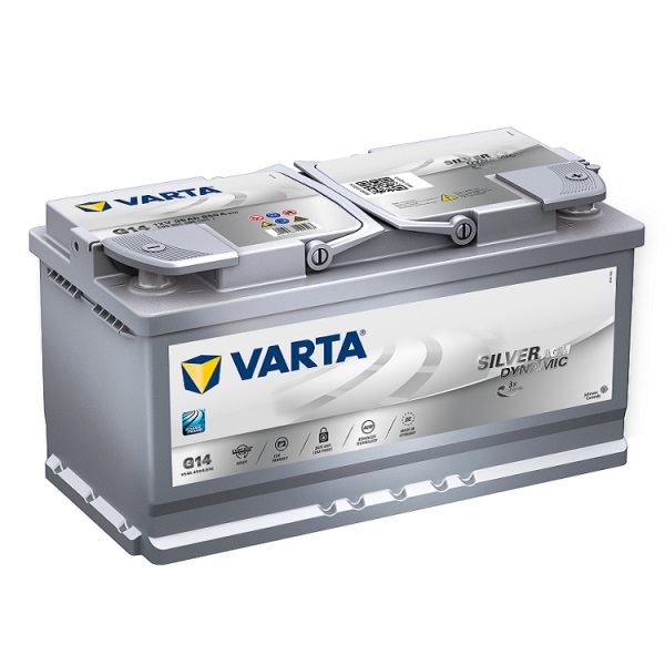 Авто аккумулятор VARTA Silver Dynamic AGM A5/G14 95Ач пуск. ток 850А (165539/144527)