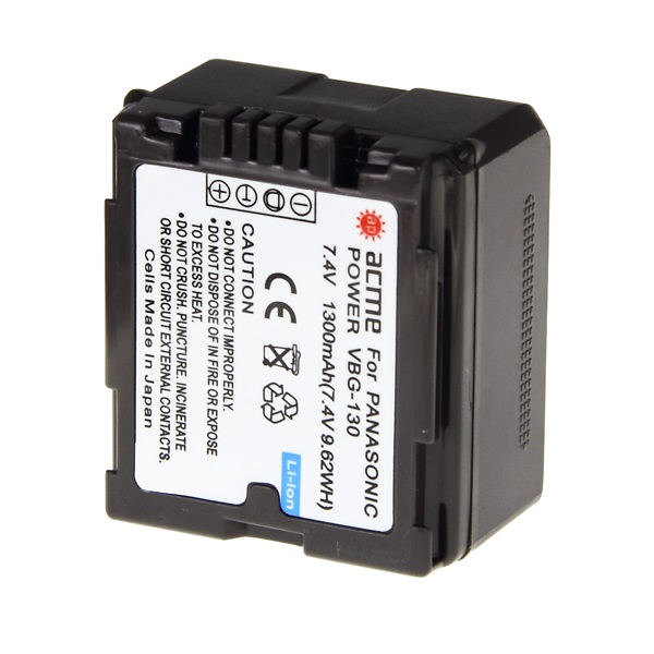 Аккумулятор фото/видео AcmePower VBG-130 7,4В 1300мАч Li-Ion для Pan HDC-SD9/HS9