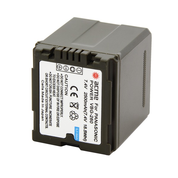 Аккумулятор фото/видео AcmePower VBG-260 7,4В 2400мАч Li-ion для Pan HDC-SD9/HS9