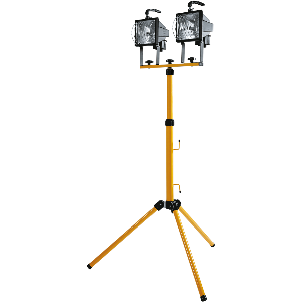Прожектор Navigator NFL-Т2H2-500-R7s BLY два прожектора на штативе, с решеткой