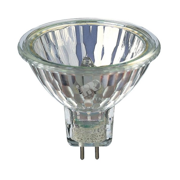 Лампа PHILIPS Hal 50Вт GU 5.3 12В со стеклом 36DGR