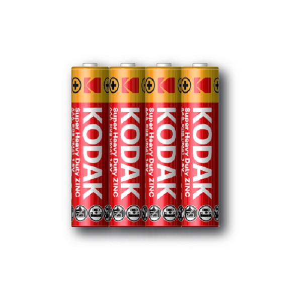 Батарейка KODAK SUPER HEAVY DUTY Zinc R03 SH4 (Б5139) (4/40/200)
