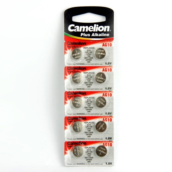 Батарейка Camelion AG10 BP10 часовая (389A LR54)