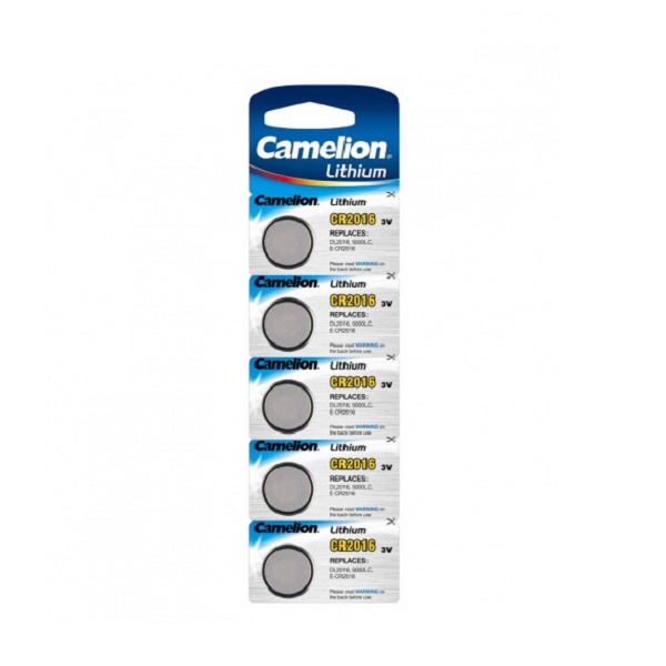 Батарейка Camelion Lithium CR2016 BP5 3В