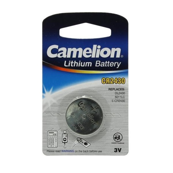 Батарейка Camelion Lithium CR2430 BP1 3В