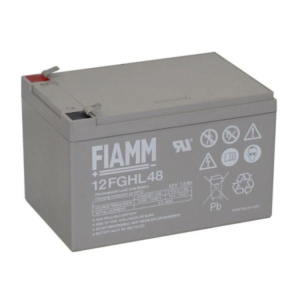 Аккумуляторная батарея FIAMM 12FGHL48 12В 12Ач  (10-12 лет)