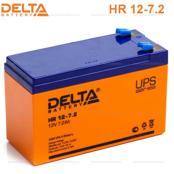 Аккумуляторная батарея DELTA HR  6- 7,2 6В 7,2Ач 