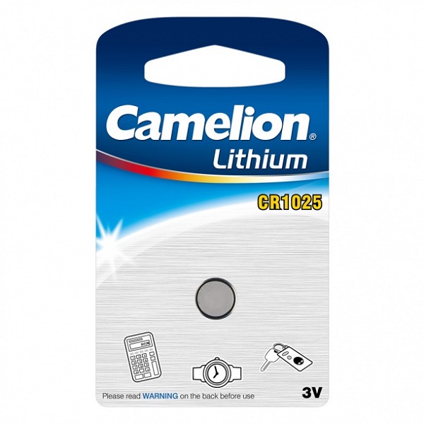 Батарейка Camelion Lithium CR1025 BP1 3В