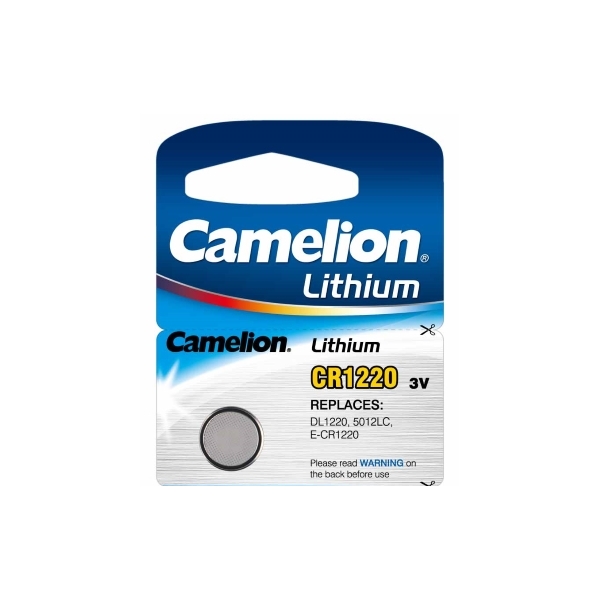 Батарейка Camelion Lithium CR1220 BP1 3В