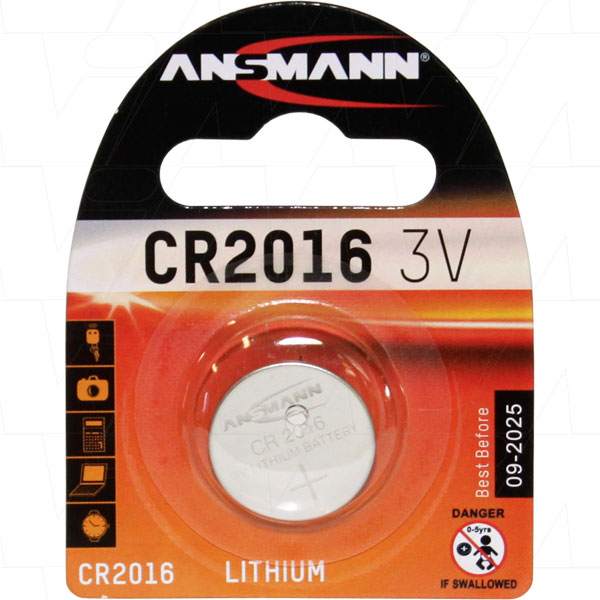 Батарейка ANSMANN CR2016 BP1