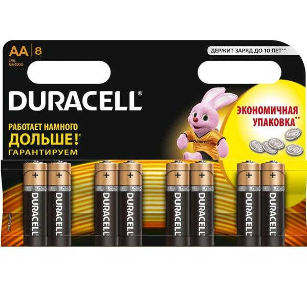 Батарейка DURACELL LR6 BP8 (С37387)