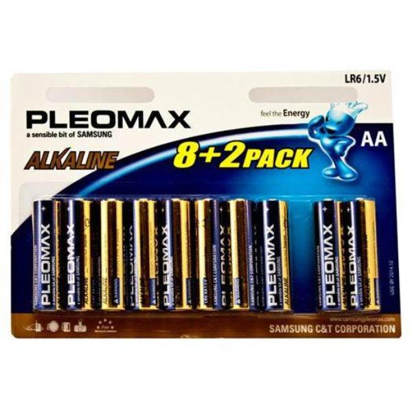 Батарейка Pleomax LR03 BP8+2 (С21219) (10/100/600)