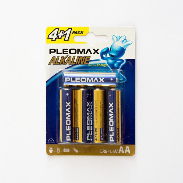 Батарейка Pleomax LR6 BP4+1 (c21215) (5/50/500)