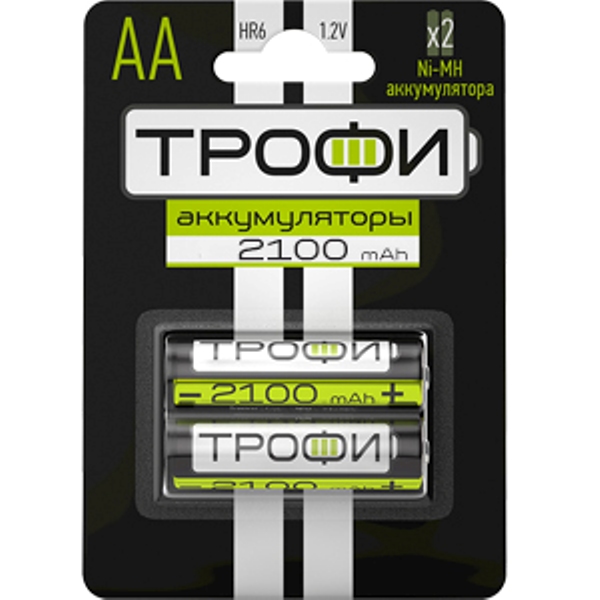 Аккумулятор ТРОФИ АА 2100мАч BP2 (С32099)