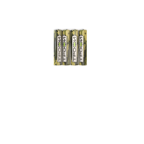 Батарейка ТРОФИ R03 SH4 CLASSIC HEAVY DUTY Zinc (Б12907) (4/60/1200)