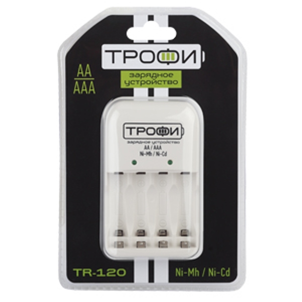 Зарядное ус-во ТРОФИ TR-120 АА (4гн) (31279)