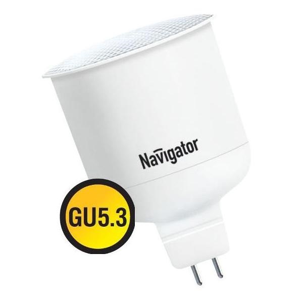 Лампа Navigator NCL-MR16 5Вт GU5.3 830 230В энергосб. люм. компакт.* !