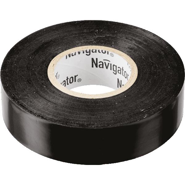 Изолента Navigator NIT-B15-20 BL общего применения 0,13-15мм. черная