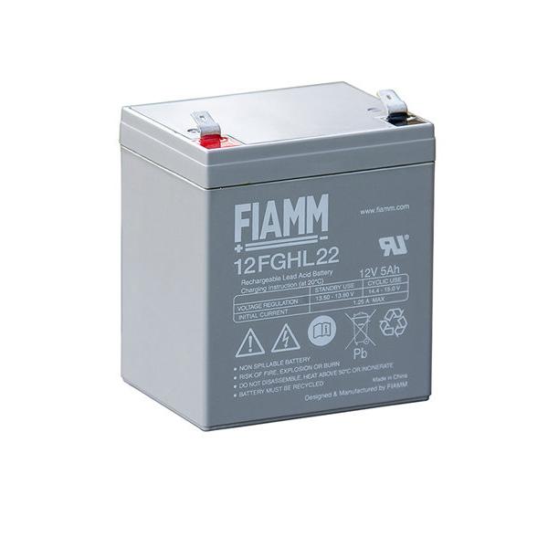Аккумуляторная батарея FIAMM 12FGHL22 12В 5Ач (10-12 лет)