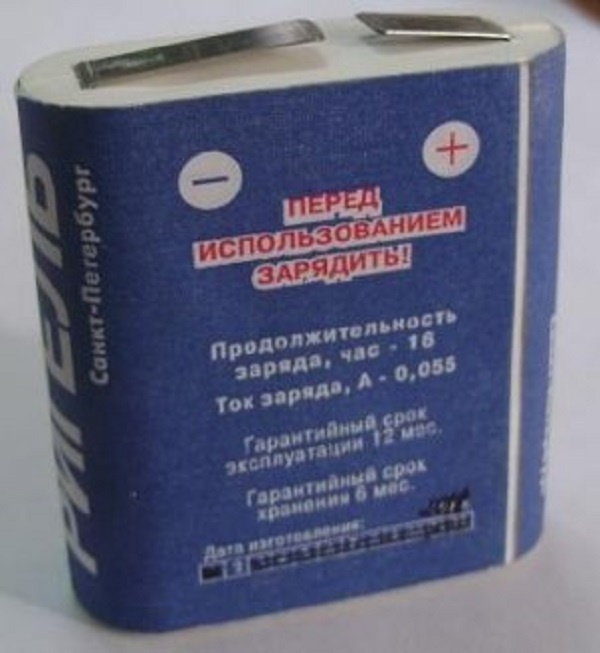 Аккумуляторная батарея Электра 3R12 4,8В 0,55 Ач
