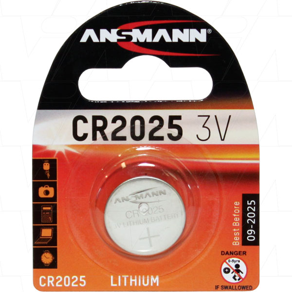 Батарейка ANSMANN CR2025 BP1