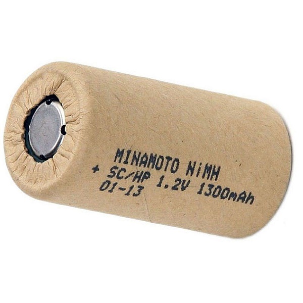 MINAMOTO Аккумулятор ME-1300SC/HP 1300mAh пром. (картон) (23*43)