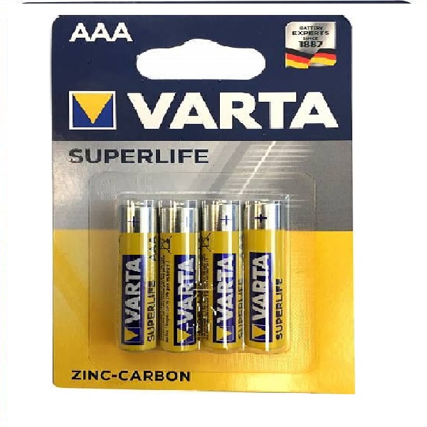 Батарейка VARTA Superlife R03 BP4 (676187/847396) (4/48/96)